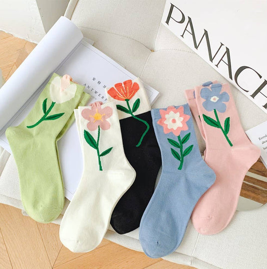 Unique Floral Socks