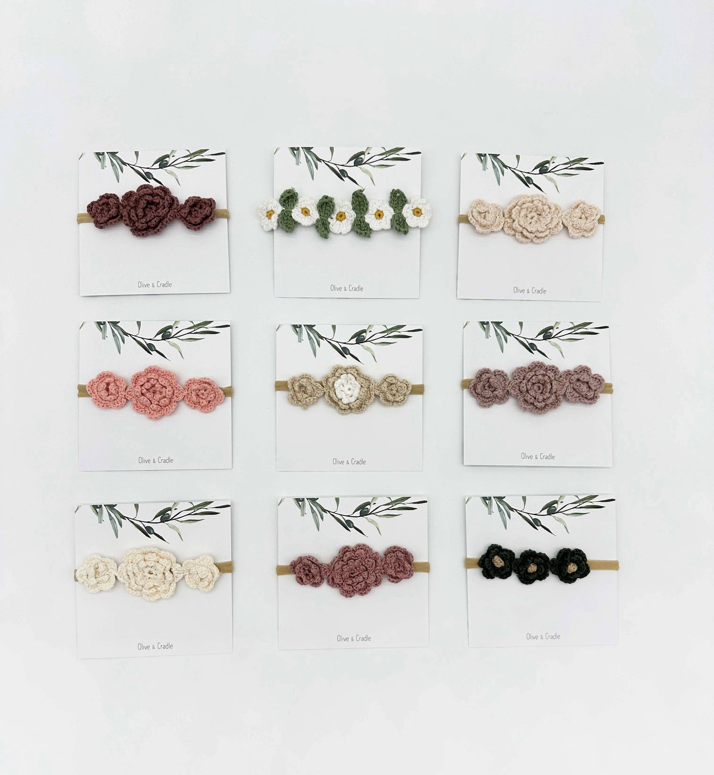 Crochet Flower Headbands