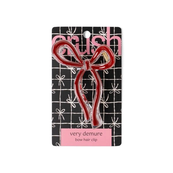 Demure Bow Hair Clips