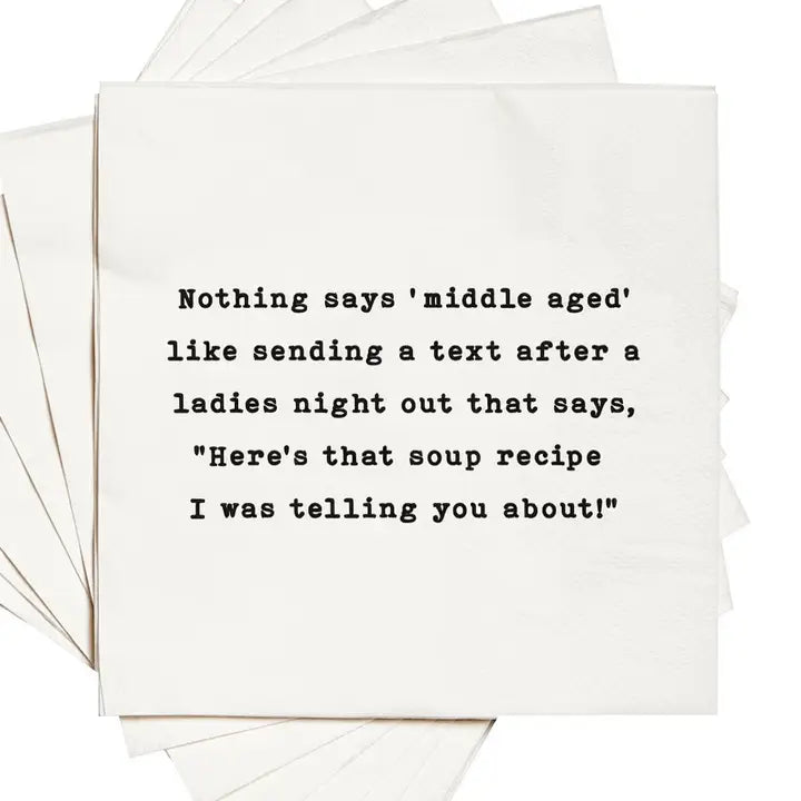 Funny Cocktail Napkins