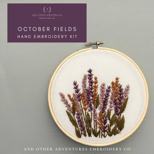 October Fields Embroidery Kit