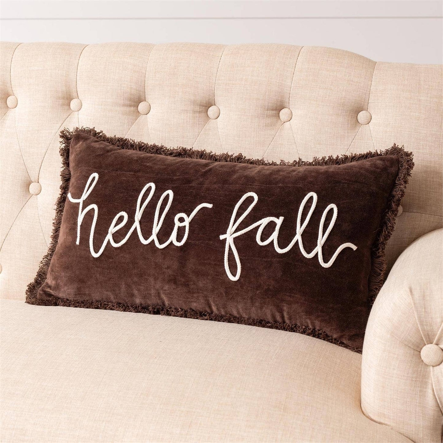 Hello Fall Lumbar Pillow