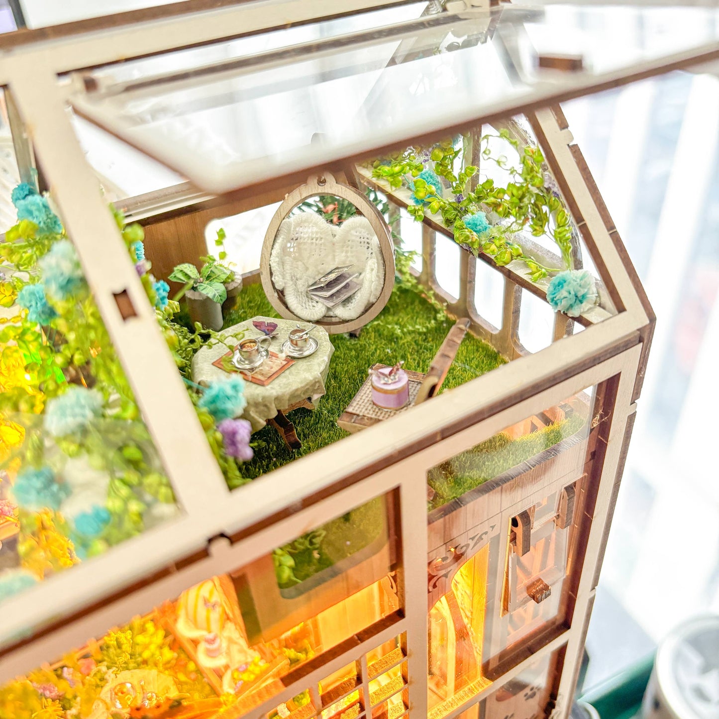 DIY Book Nook Kit: Bloom Garden Café