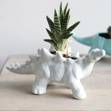 Ceramic Dinosaur Planter