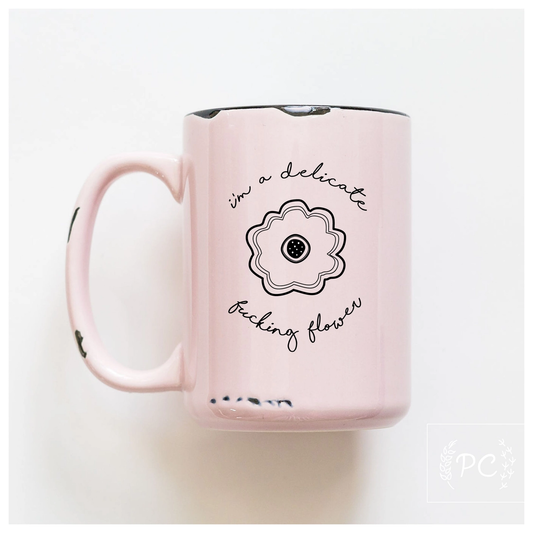 Delicate Flower Mug