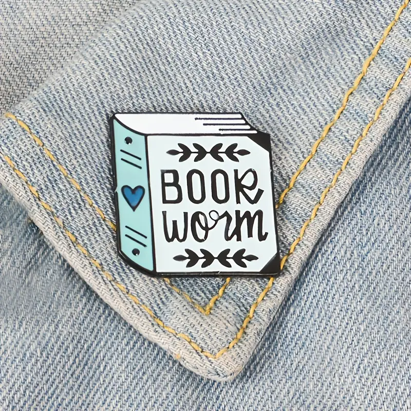 Bookworm Pin