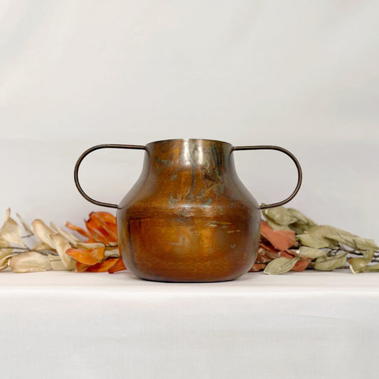 Copper Vase with Handles