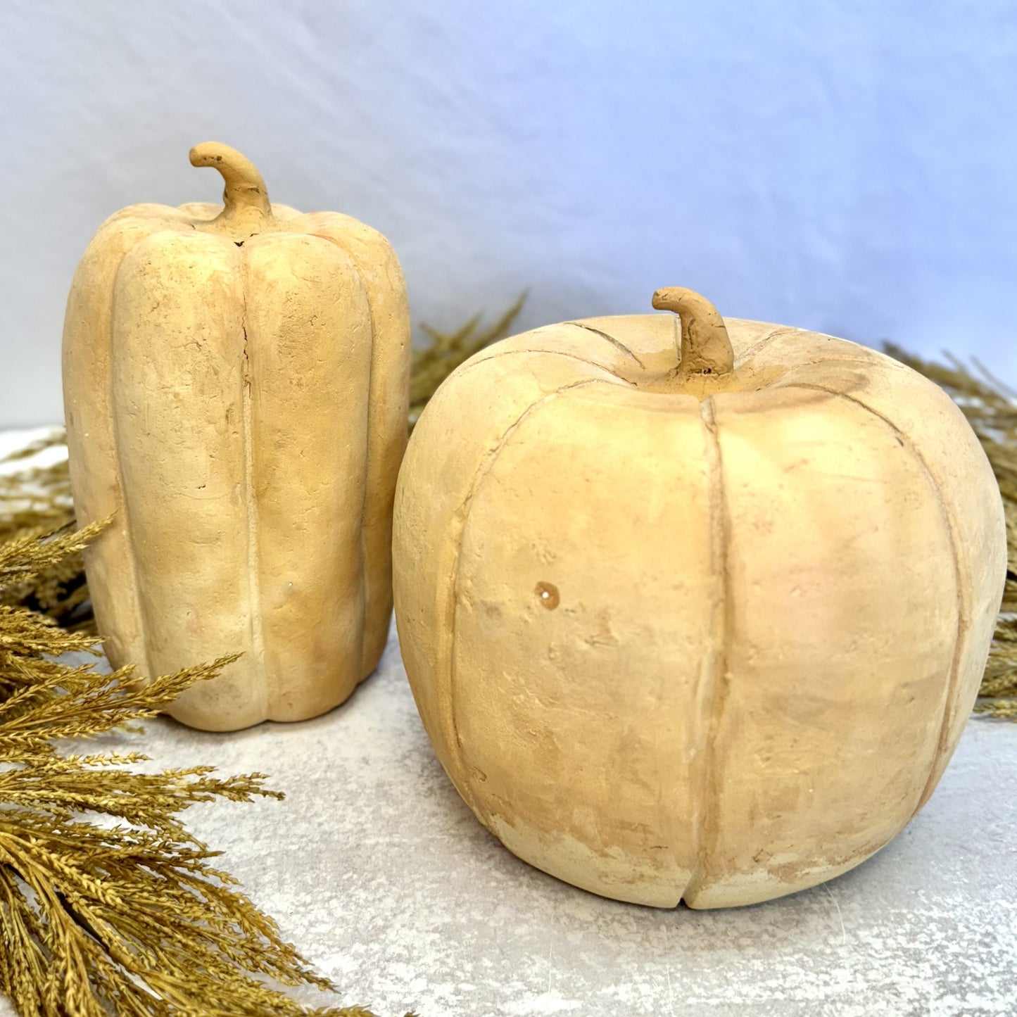 Handmade Terra-cotta Pumpkins