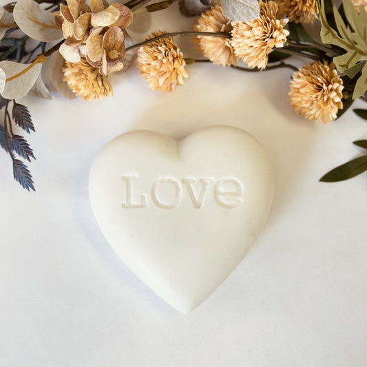 Engraved Soapstone Heart