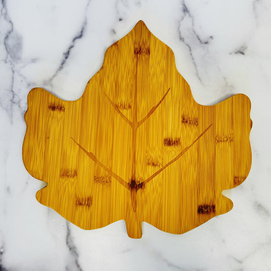 Fall Leaf Wooden Board