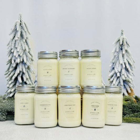 Holiday Mason Jar Candles