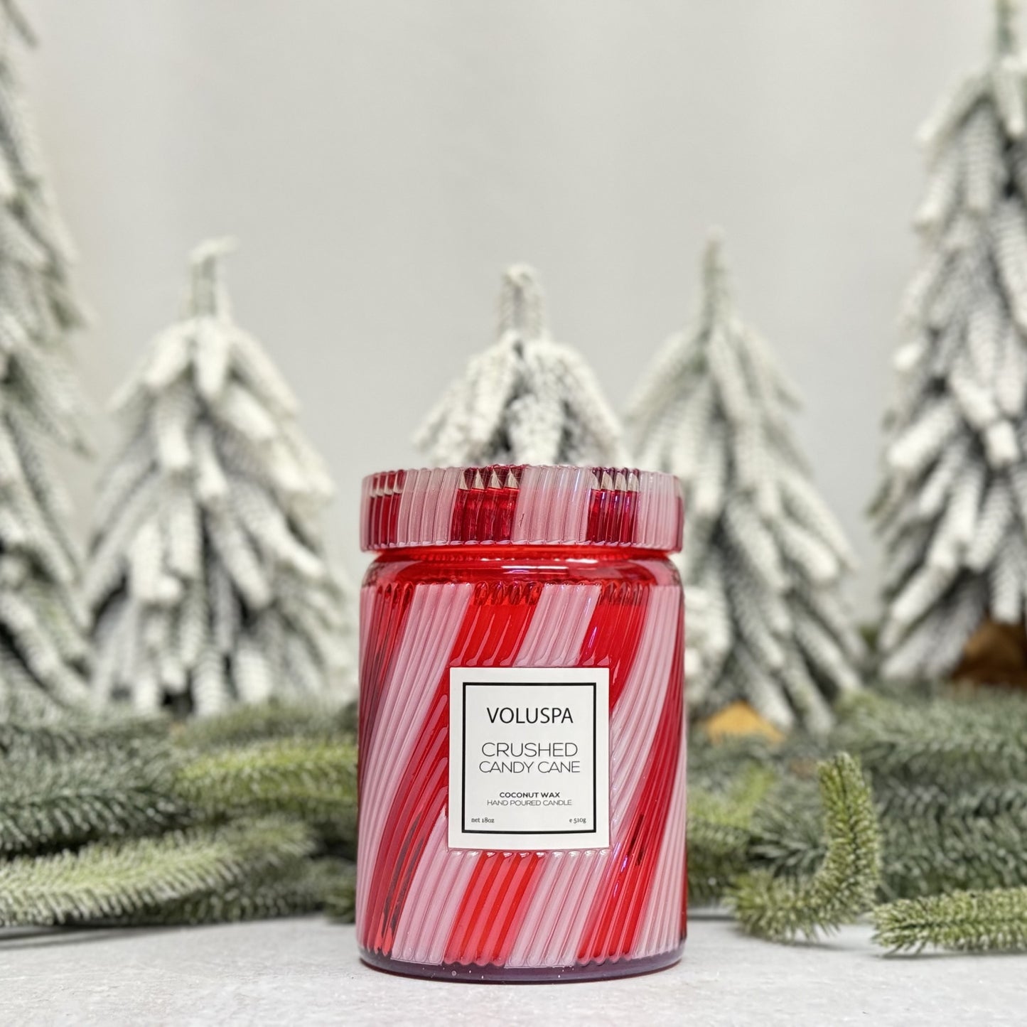 Crushed Candy Cane Candles