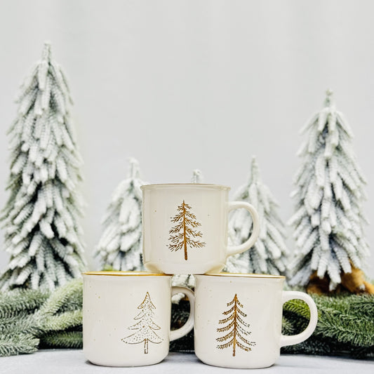 Evergreen Tree Mugs