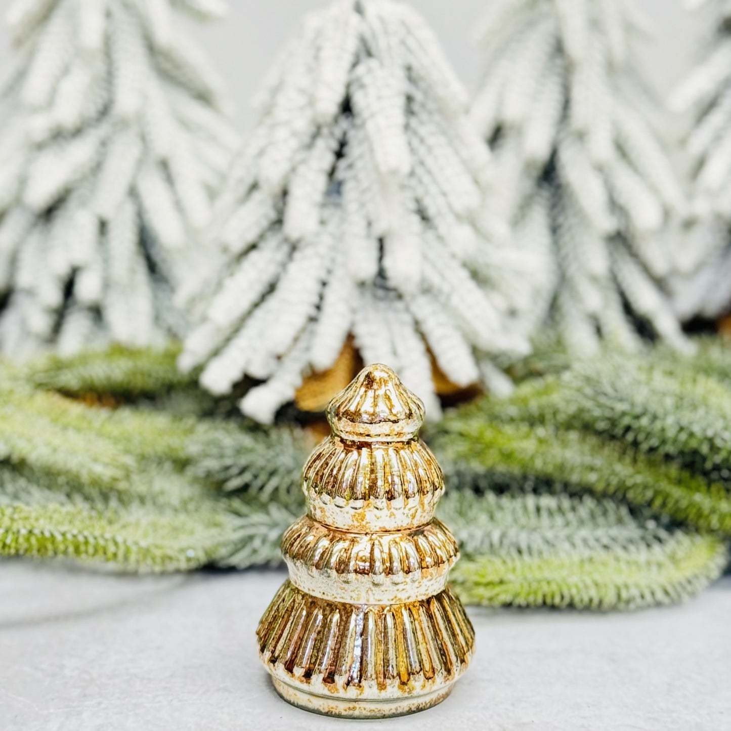 Gold Glass Deco Tree