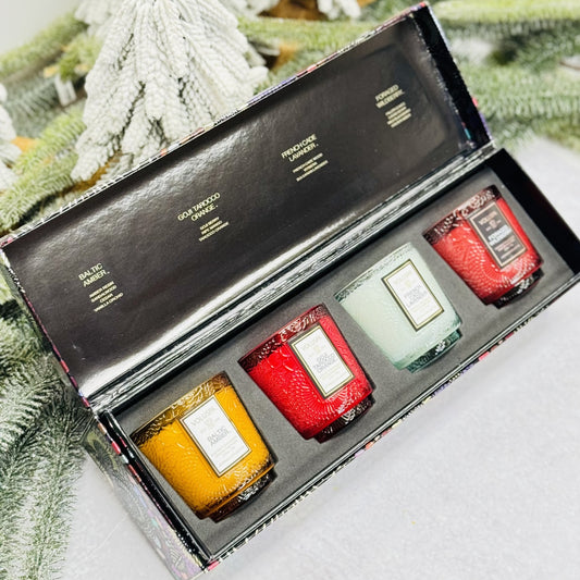 Voluspa Petite Pedestal Candle Gift Set