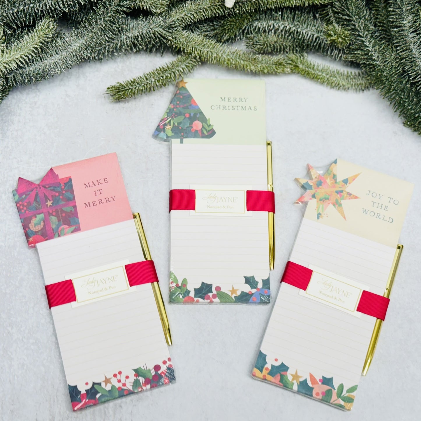 Christmas Notepads w/ Pen