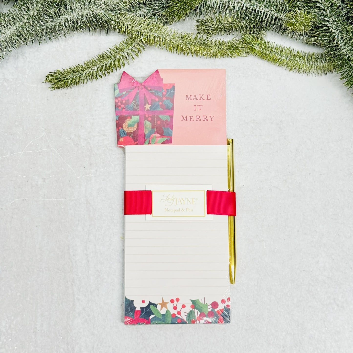 Christmas Notepads w/ Pen