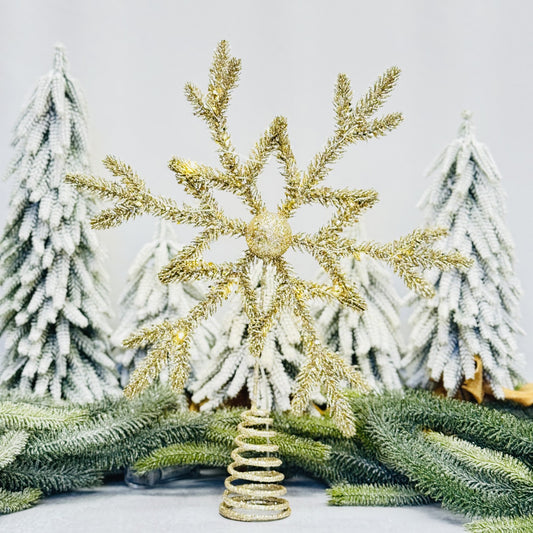 Lit Snowflake Tree Topper