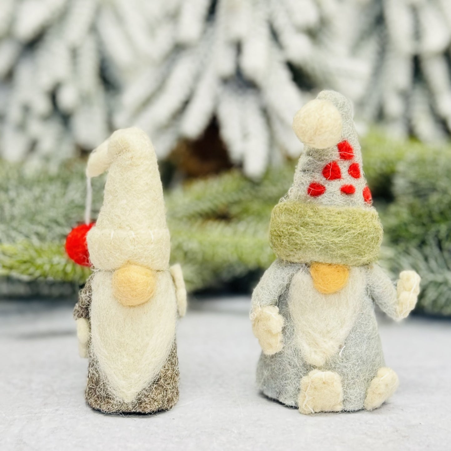 Wool Felt Gnome Bottle Toppers