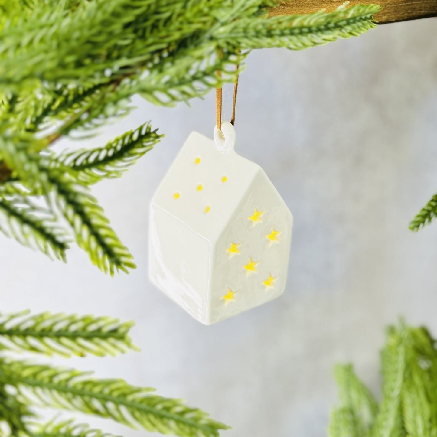 LED Ceramic Ornament Houses