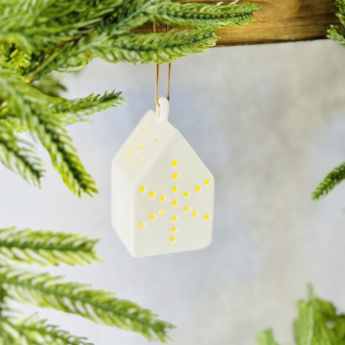 LED Ceramic Ornament Houses