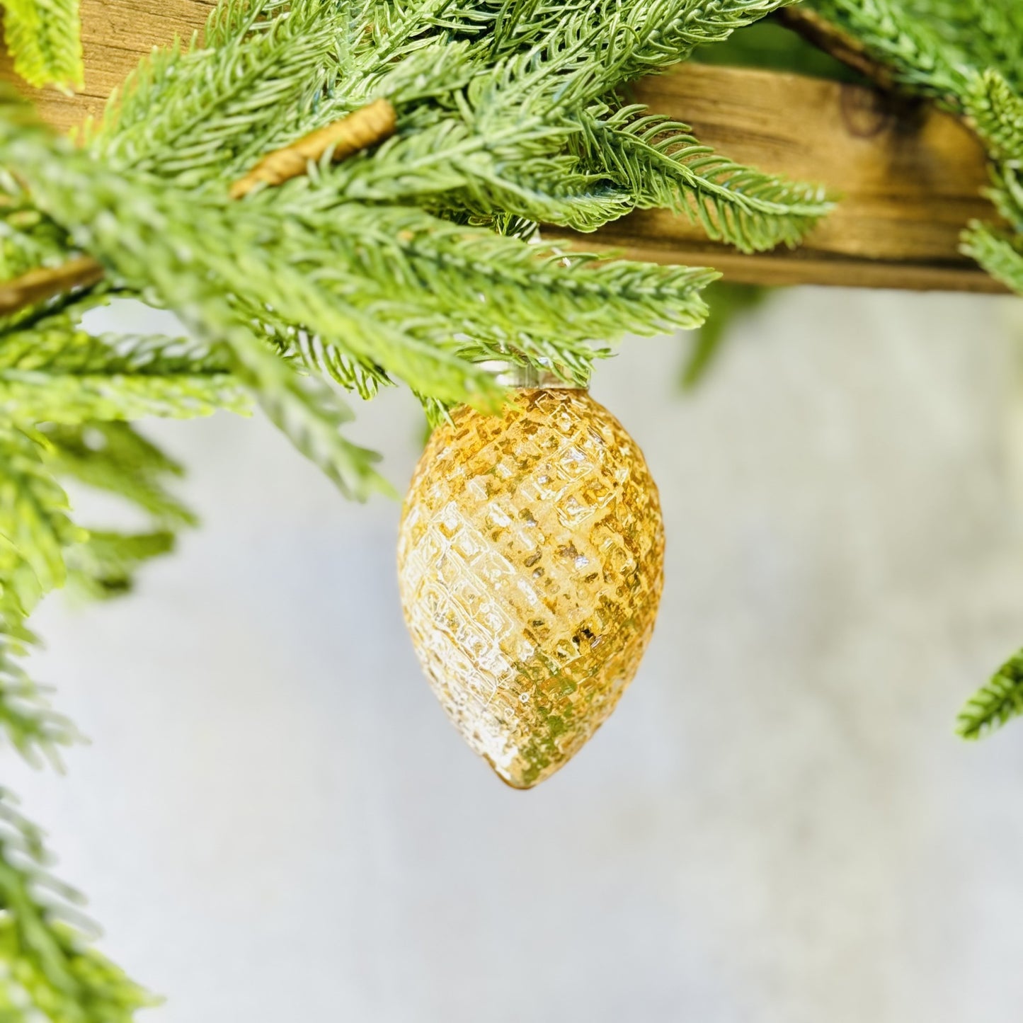 Vintage Diamond Cone Ornament