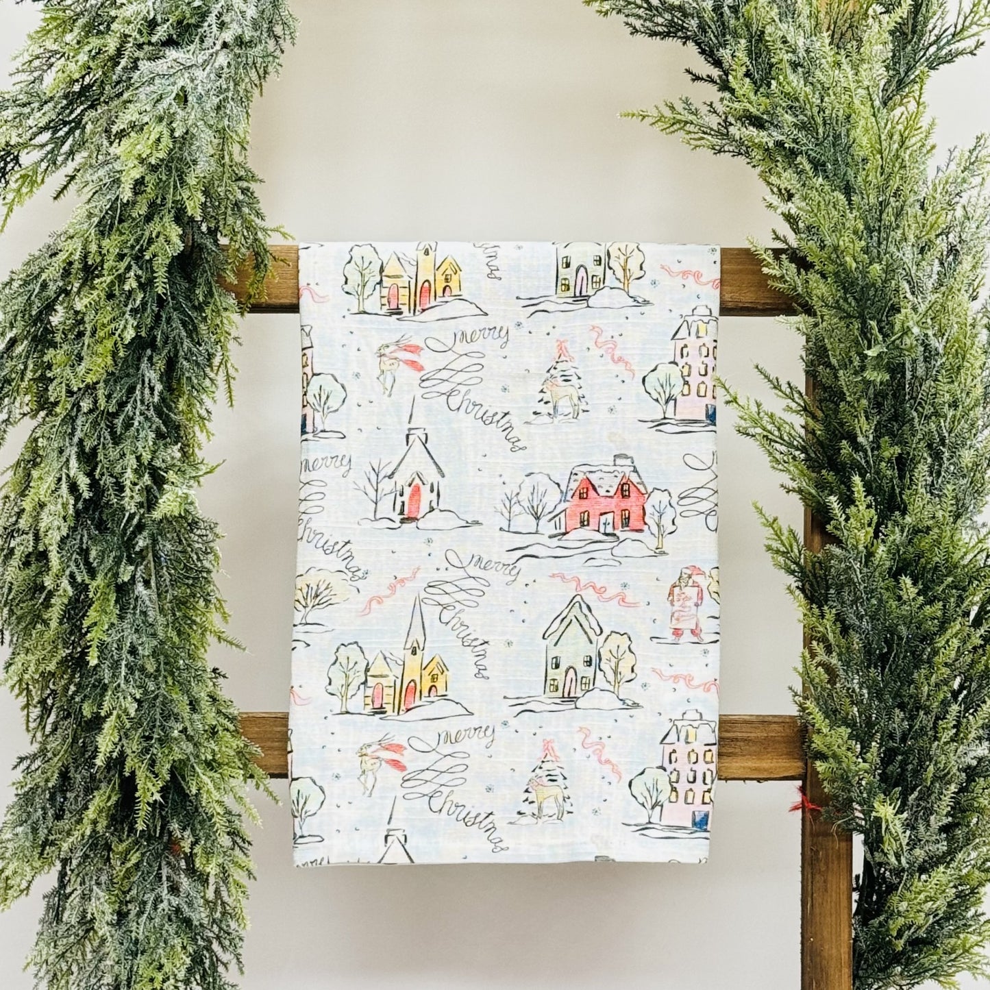 Holiday Printed Tea Towels