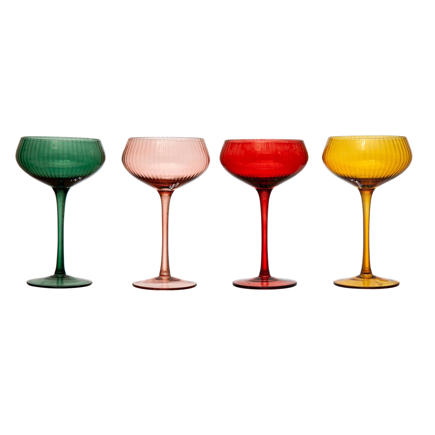 Holiday Stemmed Champagne Coupes