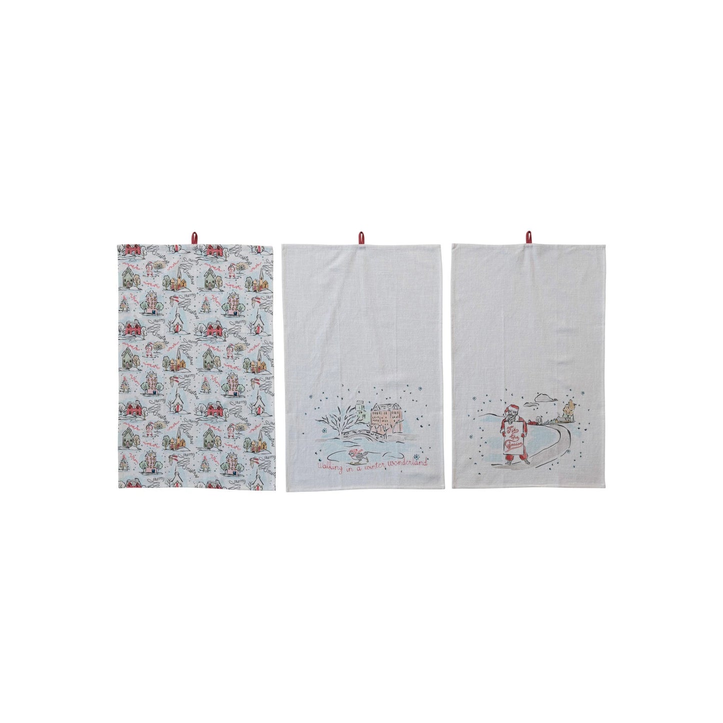 Holiday Printed Tea Towels