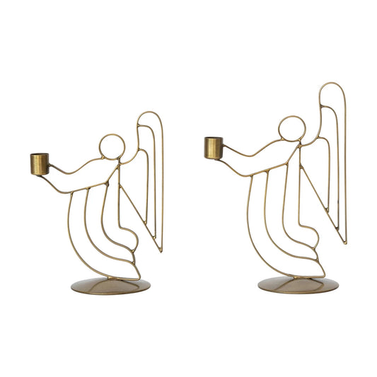 Metal Angel Taper Holders