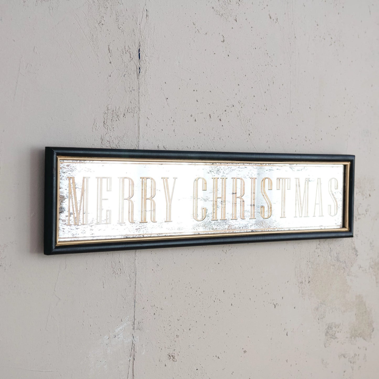 Antiqued Mirror "Merry Christmas" - IN STORE ONLY