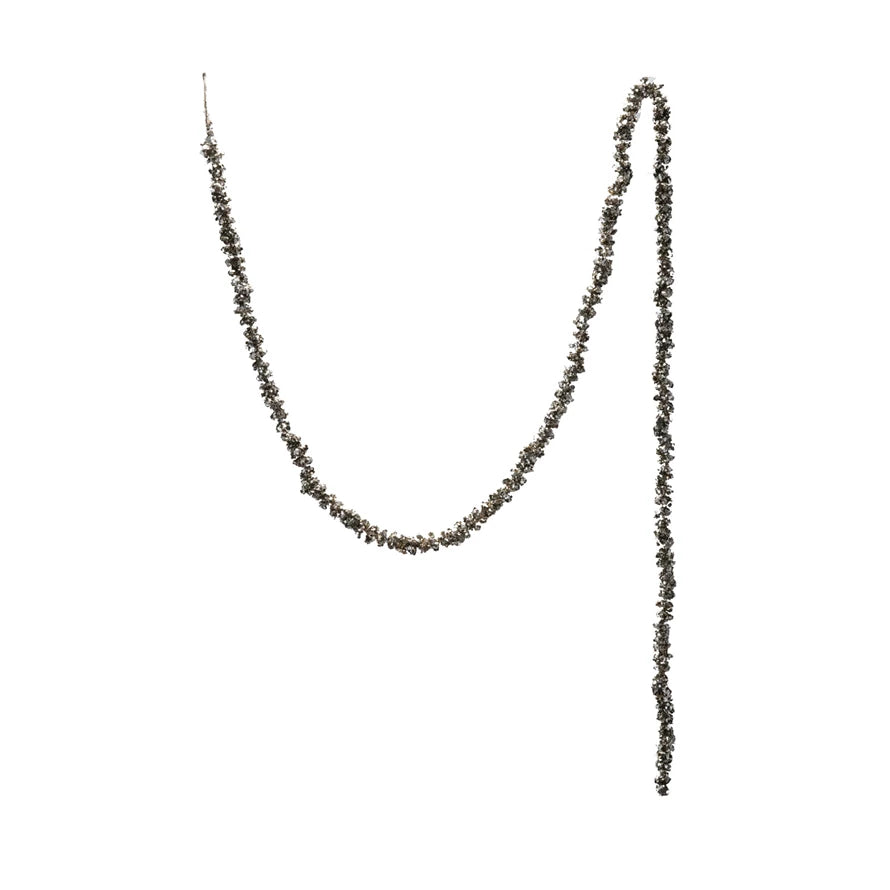 Champagne Foam Ball Garland w/ Glitter