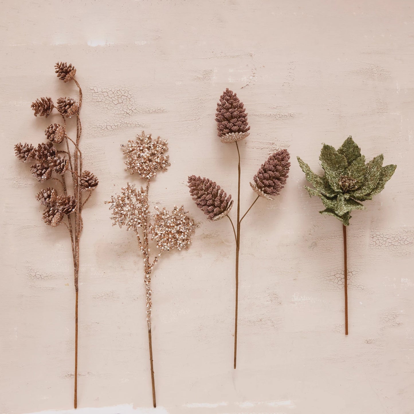 Pinecone Stem w/ Ice Finish