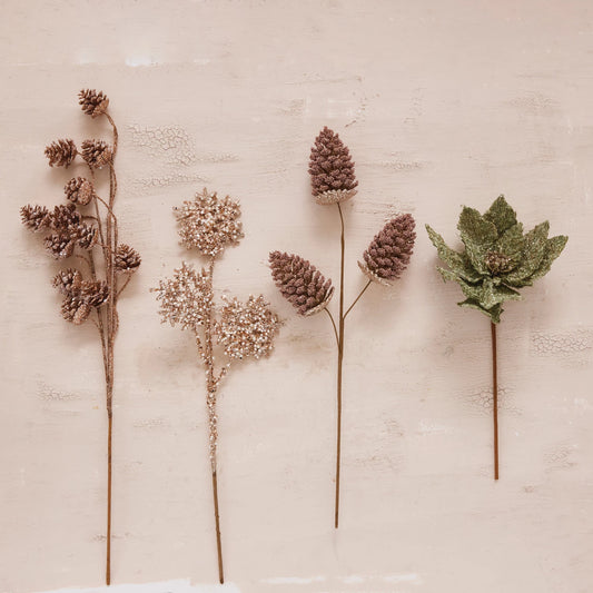 Pinecone Stem w/ Ice Finish