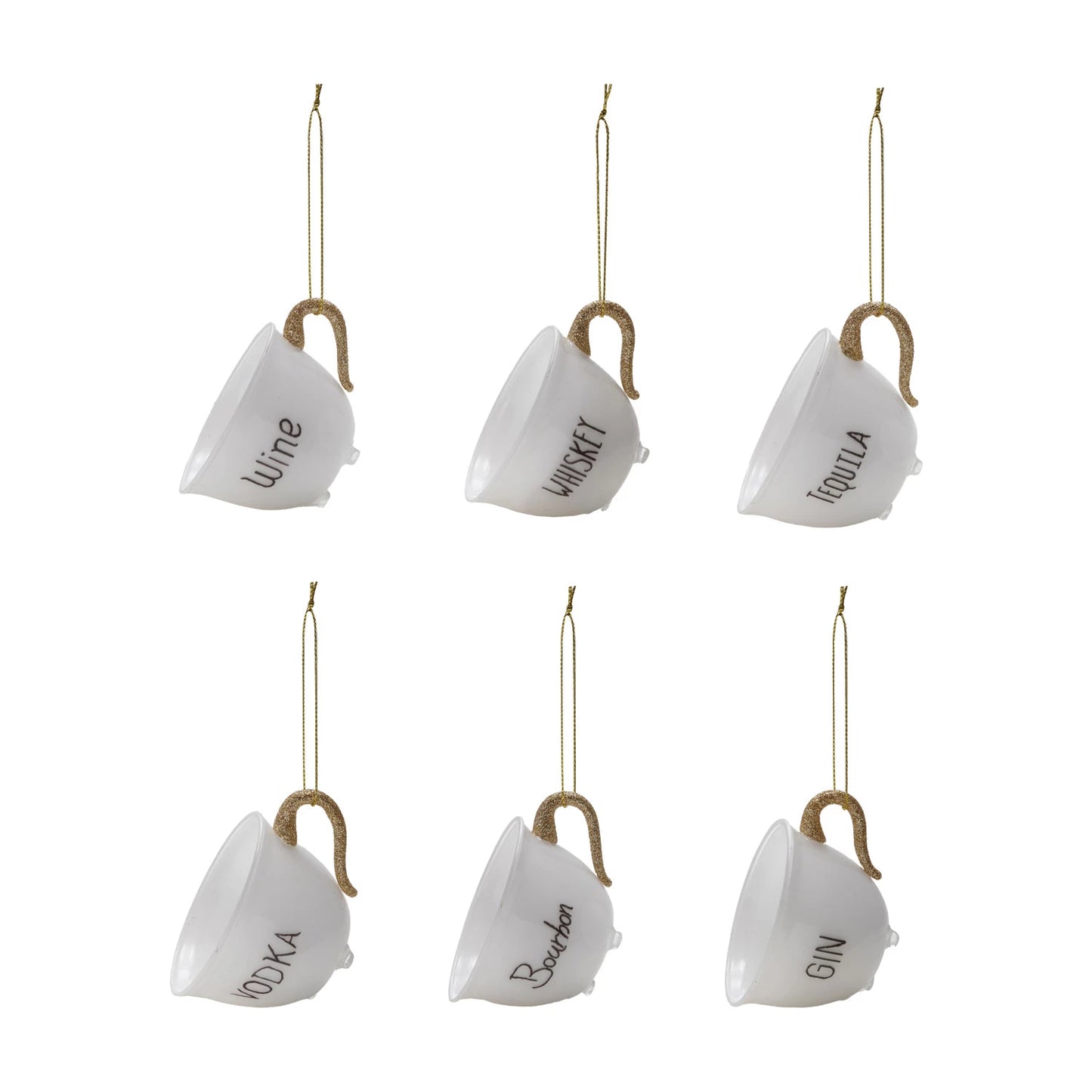 Cocktail Teacup Ornament