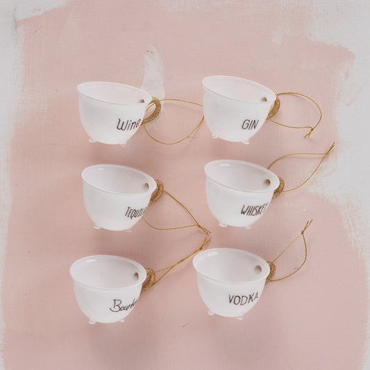 Cocktail Teacup Ornament