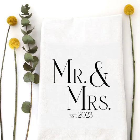 Mr. & Mrs. Tea Towel