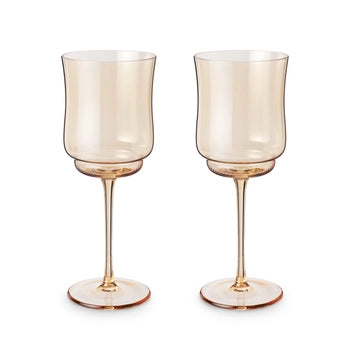 Tulip Amber Glassware