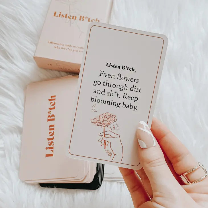 Listen Bitch Affirmation Cards