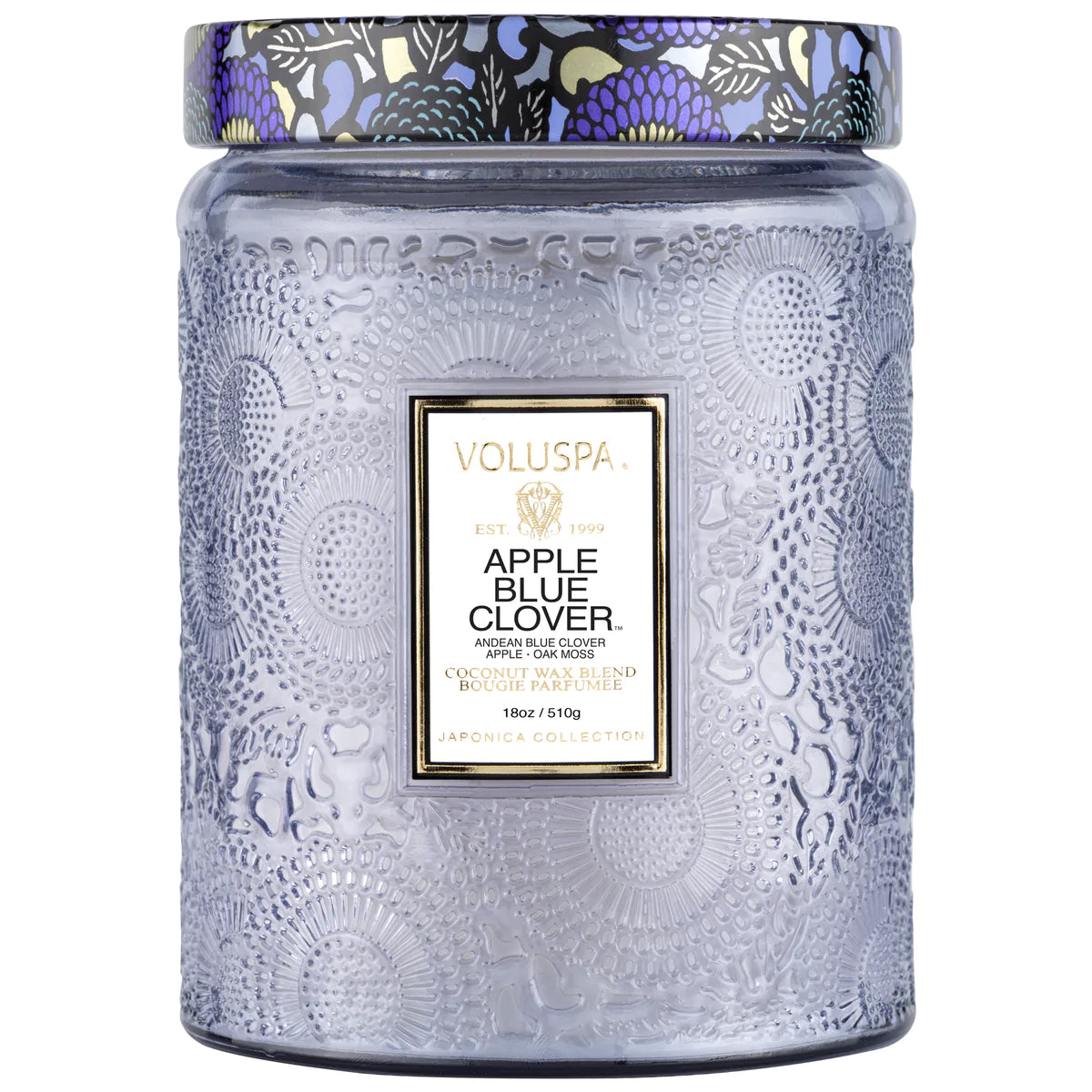 Apple Blue Clover Jar Candles