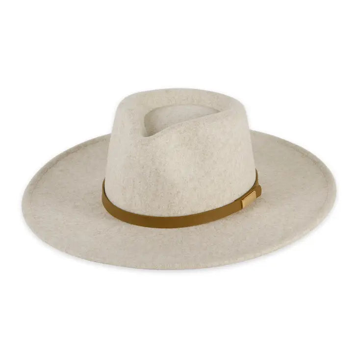 Heathered Wide Brim Hat