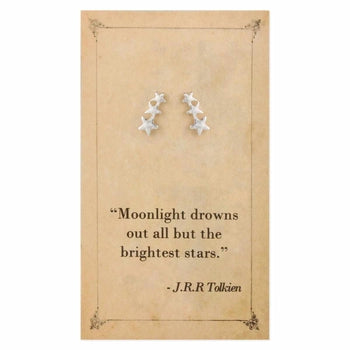 Literary Quote Studs