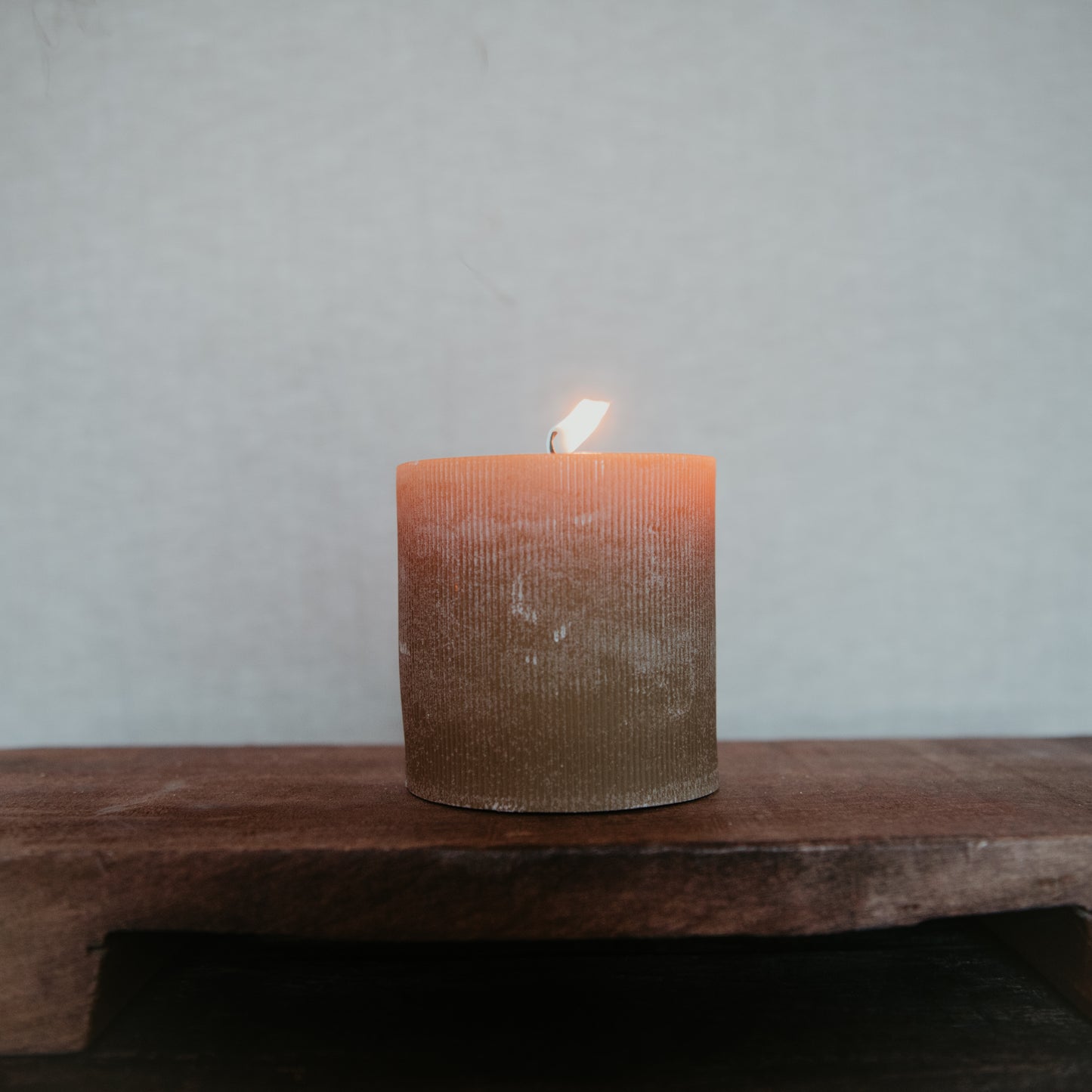 Unscented Pleated Pillar Candles
