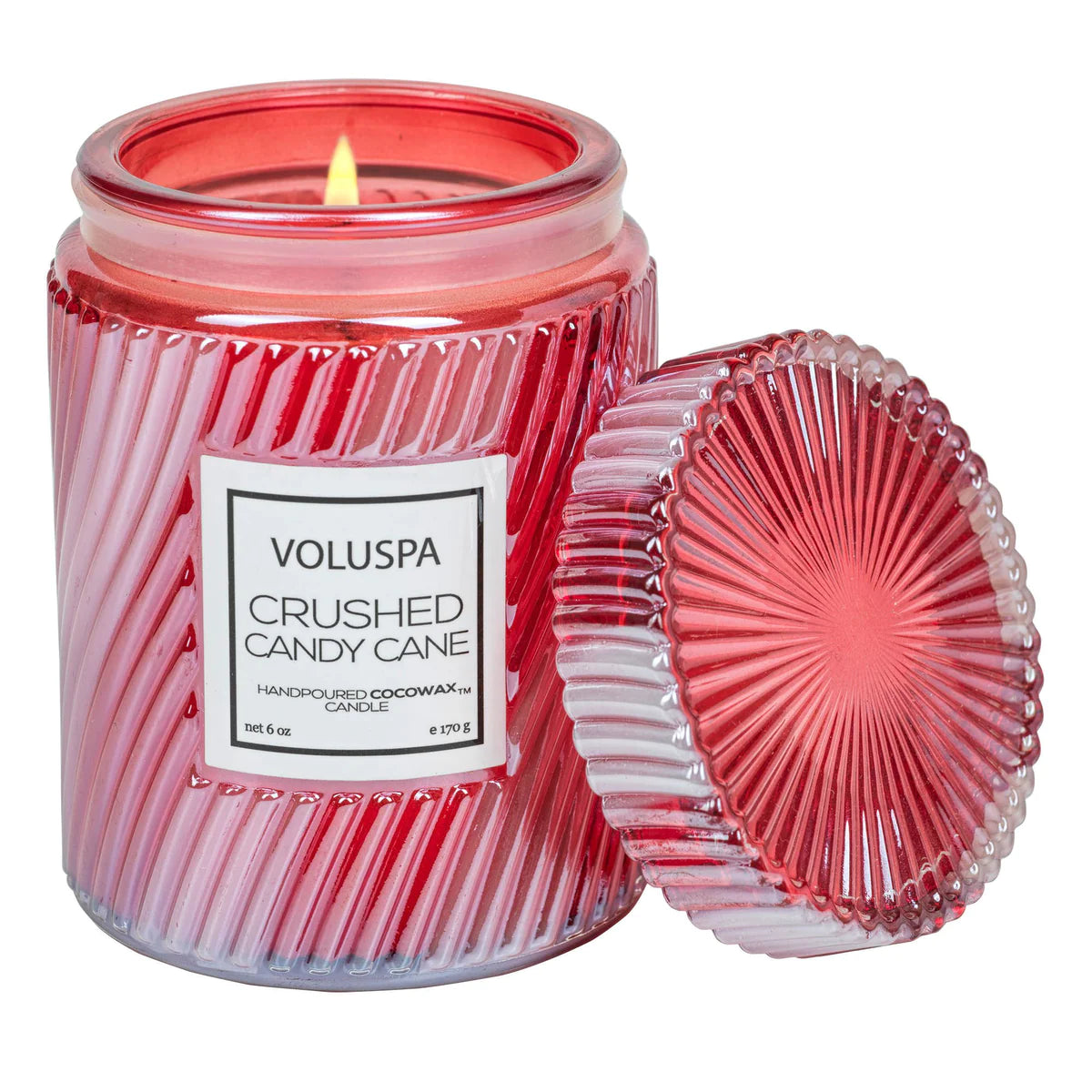 Crushed Candy Cane Candles