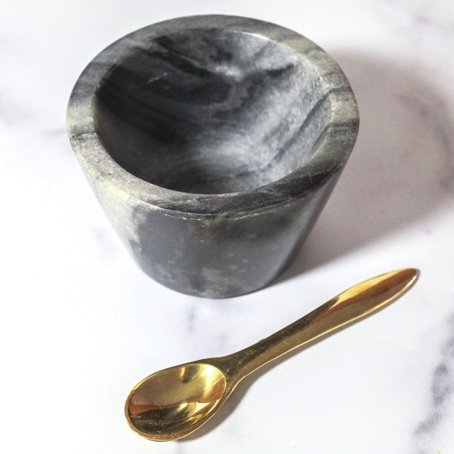 Marble Dip Bowl w/ Spoon