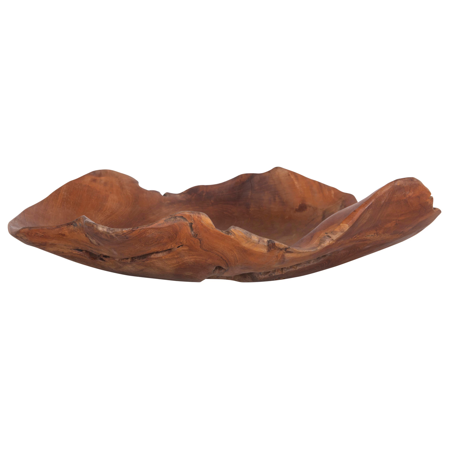 Hand Carved Teak Wood Bowl (Pick-Up Only)