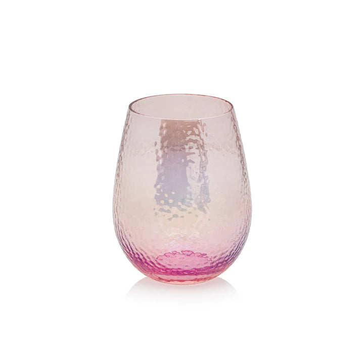 Pink Luster Glassware Collection