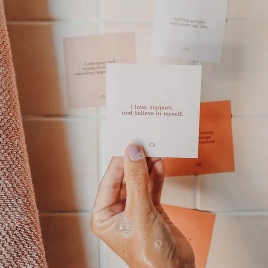 Shower Affirmation Cards