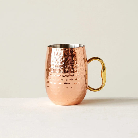 Hammered Stainless Steel Mule Mug