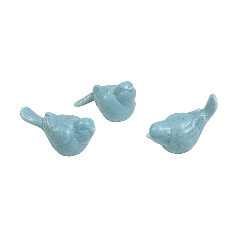 Ceramic Aqua Birds